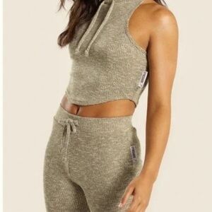 GYMSHARK Slounge Ribbed Leggings Small